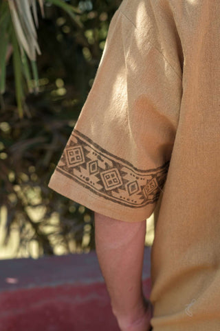 Anam Shirt With Blockprint