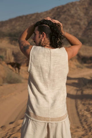 Akash TankTop with Blockprint