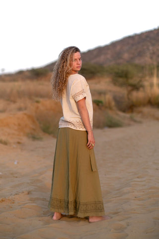 Nova Skirt with Blockprint