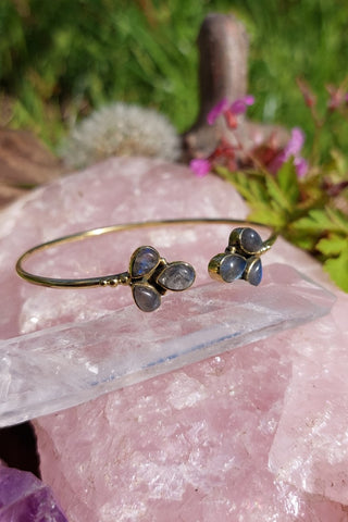 Flower Bracelet Brass