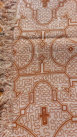 Shipibo shawl 100% jute