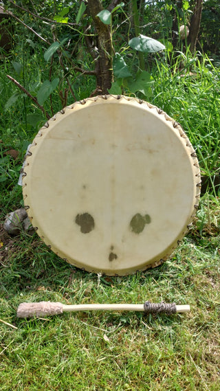 Calf drum Rainbow Obsidian