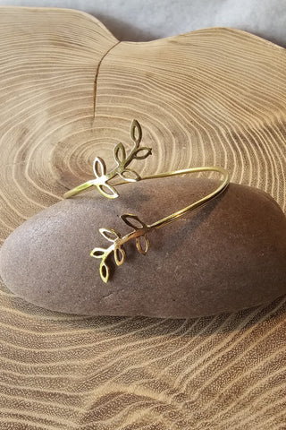 Leaves Bracelet Brass