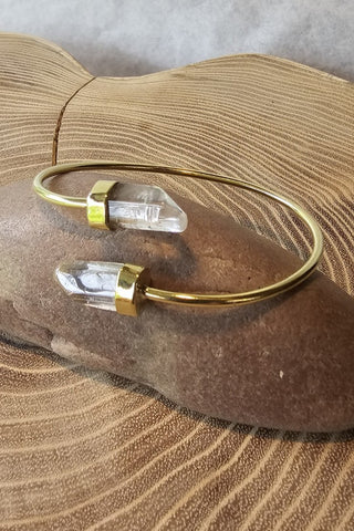 Double Point Bracelet Brass