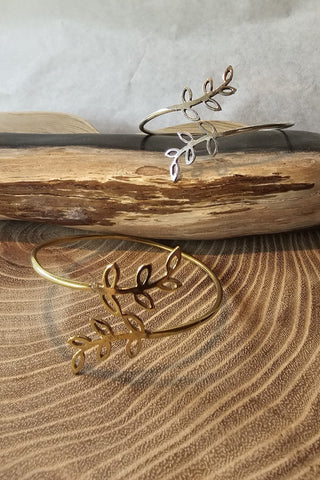 Leaves Bracelet Brass
