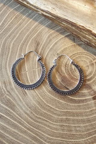 Artemis Earrings Silverplated Brass