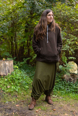 Zarin Pants with diamond-shaped block print