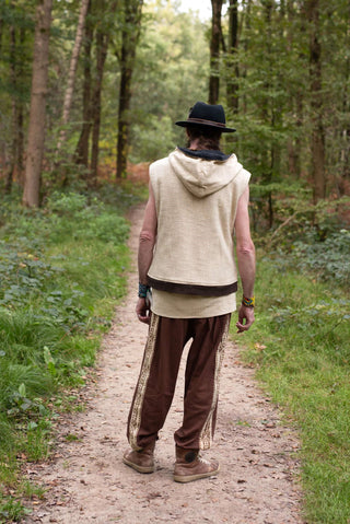 Raja Pants Natural Border