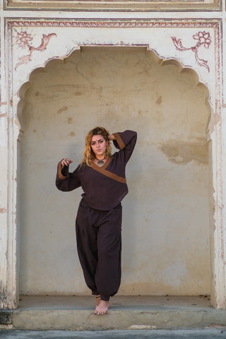 Aiko kimono Dark Brown