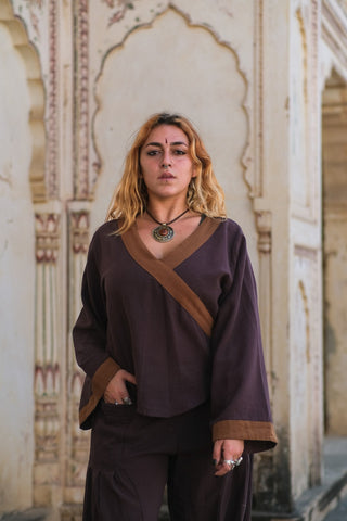 Aiko kimono Dark Brown