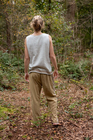 Raja Pants Natural Border