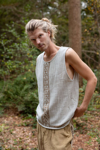 Akash TankTop with Blockprint