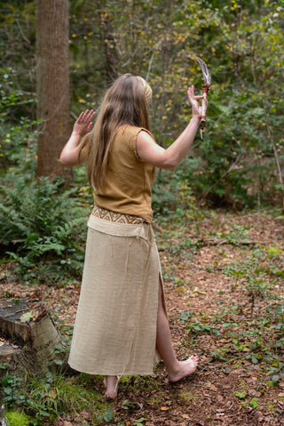 Ceremonial Blockprint Skirt