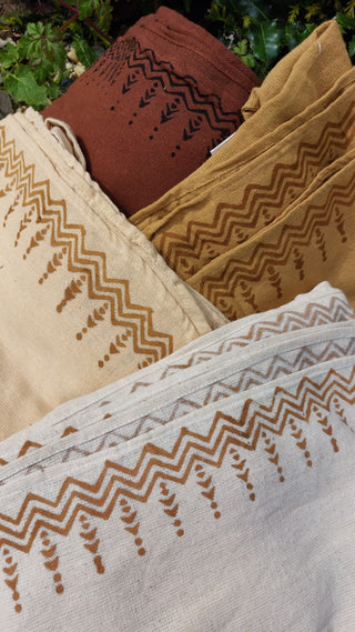 Wrap Pants with Blockprint