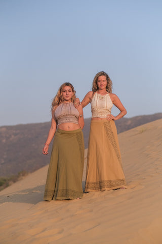 Nova Skirt with Blockprint