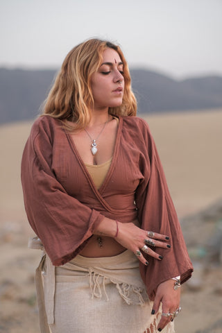 Alana Wrap top