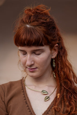 Avalon Earrings Brass