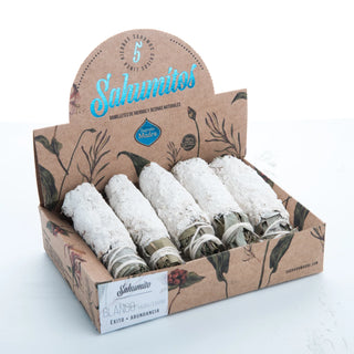 Sahumitos Smudge Sticks White Yagra box of 5