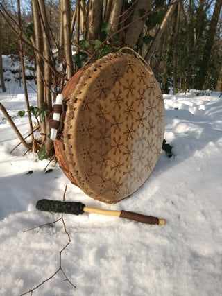 Flower of Life Calf drum