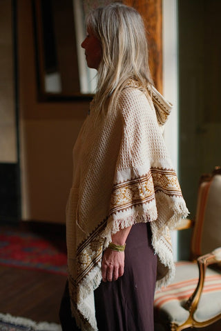 Nightfall Poncho Natural