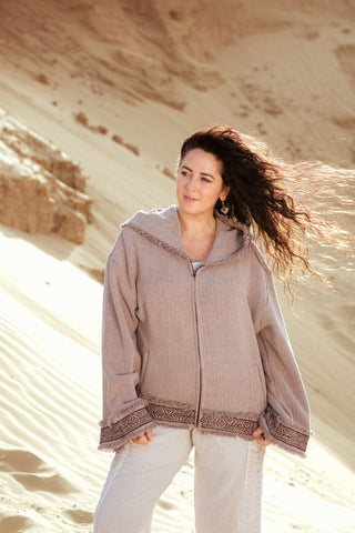 Flower Bomber Jacket Dusty Amethyst