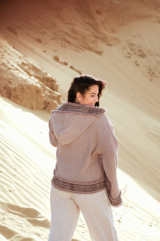 Flower Bomber Jacket Dusty Amethyst