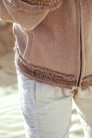 Flower Bomber Jacket Dusty Amethyst