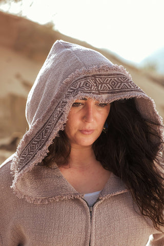 Flower Bomber Jacket Dusty Amethyst