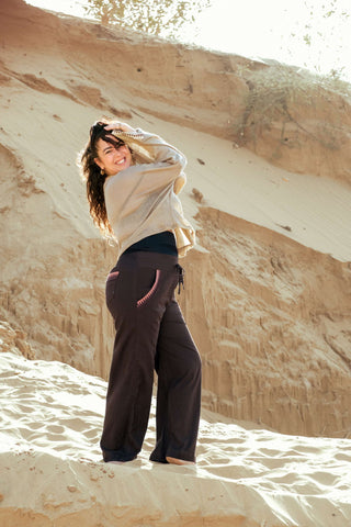 Selene Pants Dark Brown