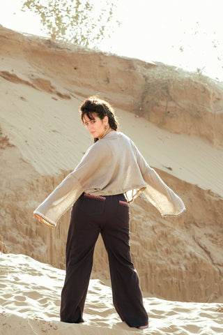 Selene Pants Dark Brown