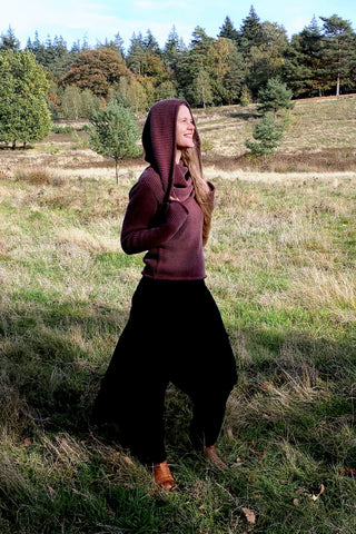 Astral Weave Sweater Dark Brown