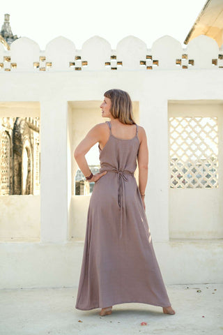 Nahara Dress Dusty Amethyst