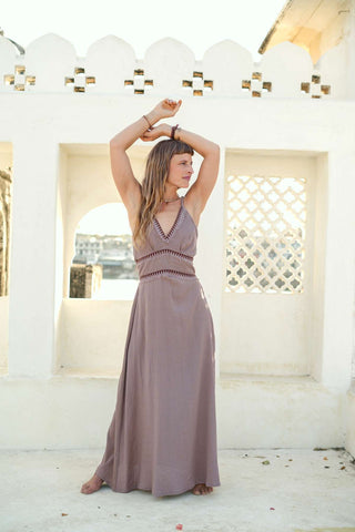 Nahara Dress Dusty Amethyst