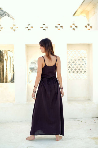 Nahara Dress Dark Brown