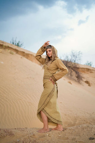 Veda Wrap Skirt Desert