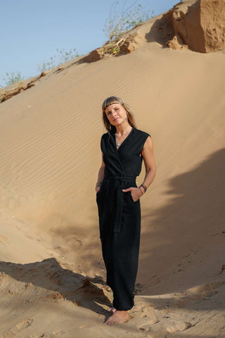 Celestial Nomad Jumpsuit Black