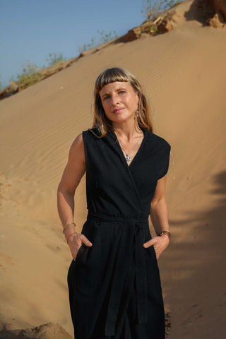 Celestial Nomad Jumpsuit Black