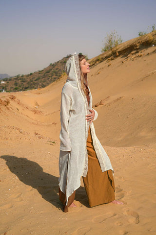 Kauri Long Bugala vest Natural