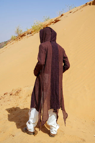 Kauri Long Bugala vest Dark Brown