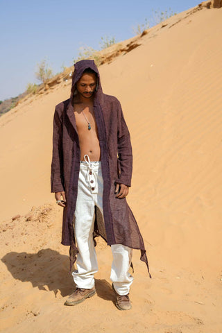 Kauri Long Bugala vest Dark Brown