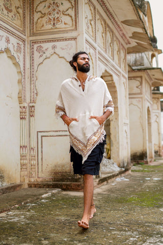 Nightfall Poncho Natural