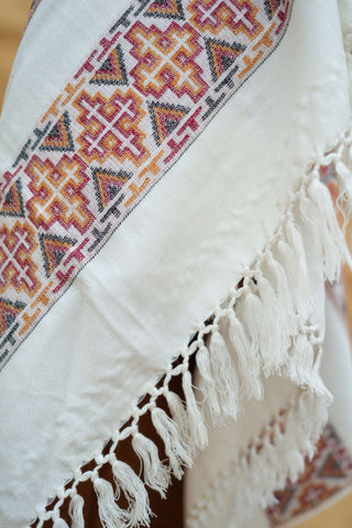 Khullu Shawl White