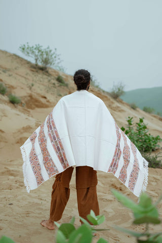 Khullu Shawl White