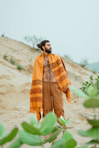 Khullu Shawl Turmeric