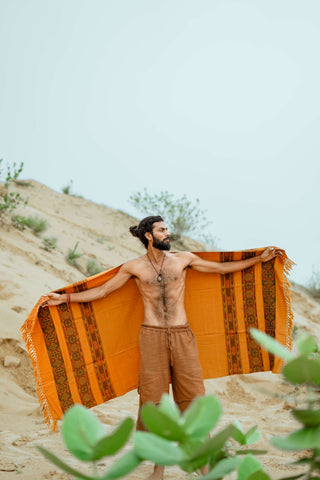 Khullu Shawl Turmeric