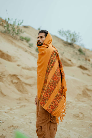 Khullu Shawl Turmeric