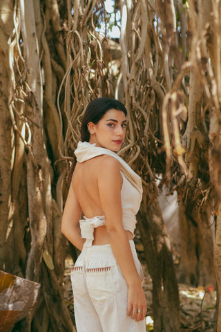 Pua Crop Top Natural