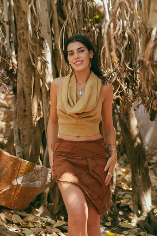 Luna Patch Skirt Earth