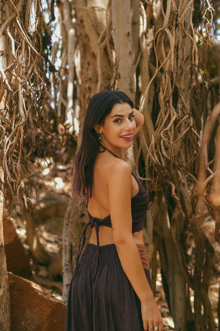 Chandra Top Dark Brown