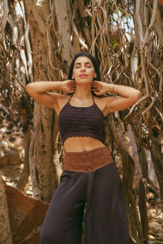 Chandra Top Dark Brown